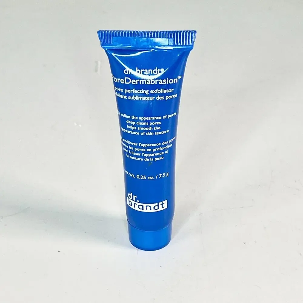 Dr. Brandt PoreDermabrasion Age-defying Exfoliator Scrub Travel .25 oz 7.5g New